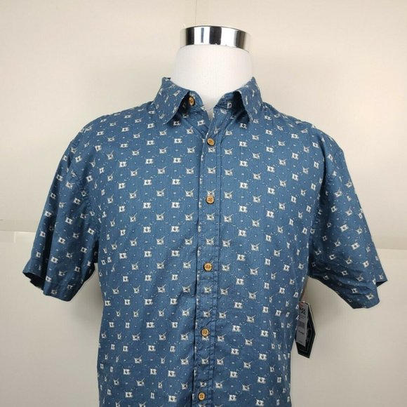 New with Tags • Black Jack Men's Casual Button‑Down Shirt - Picture 1 of 6